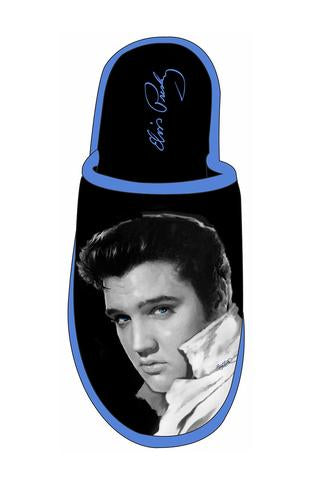 Slippers Elvis Black & White Photo