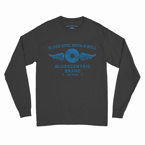 T-Shirt  BlueCentric Blues Soul Rock N Roll Long Sleeve