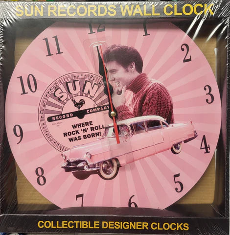 Clock Sun Records Elvis Pink