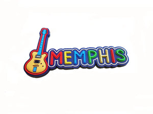 Magnet Memphis  PVC w/ Guitar