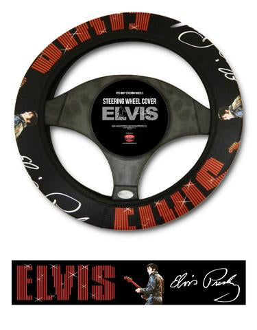 Steering Wheel Cover Elvis 68’ Name in Lights