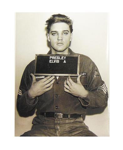 Magnet Elvis Enlistment Photo