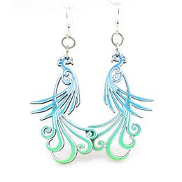 Earrings  Peacock