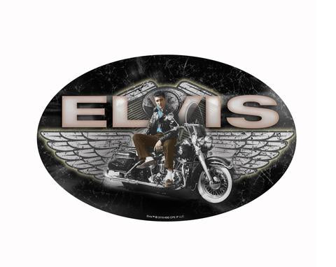 Sticker Elvis Motorcycle