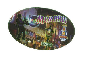 Sticker Memphis  Blues Man