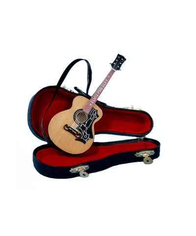 Ornament Elvis Acoustic Guitar With Case
