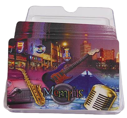 Playing Cards Memphis Collage - Boulevard Souvenirs