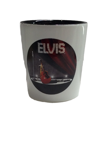 Shot Glass Elvis “Elvis Has Left The Building”
