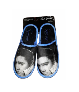 Slippers Elvis Black & White Photo