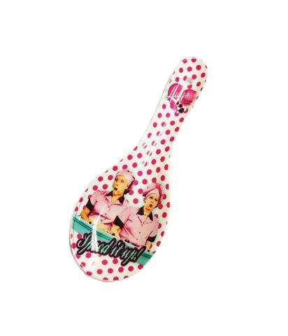 Spoon Rest Lucy Chocolate Factory Polka Dots