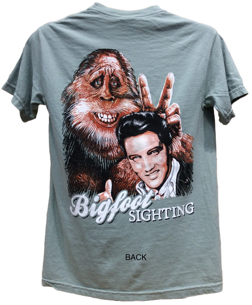 T-Shirt Elvis Bigfoot Sighting  AKA Darryl