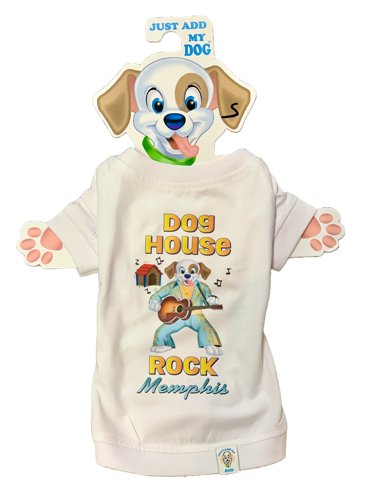 DOG T-Shirt Elvis Dog House Rock MEMPHIS