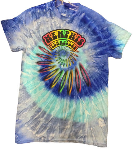 T-Shirt Memphis  Tennessee Tie Dye