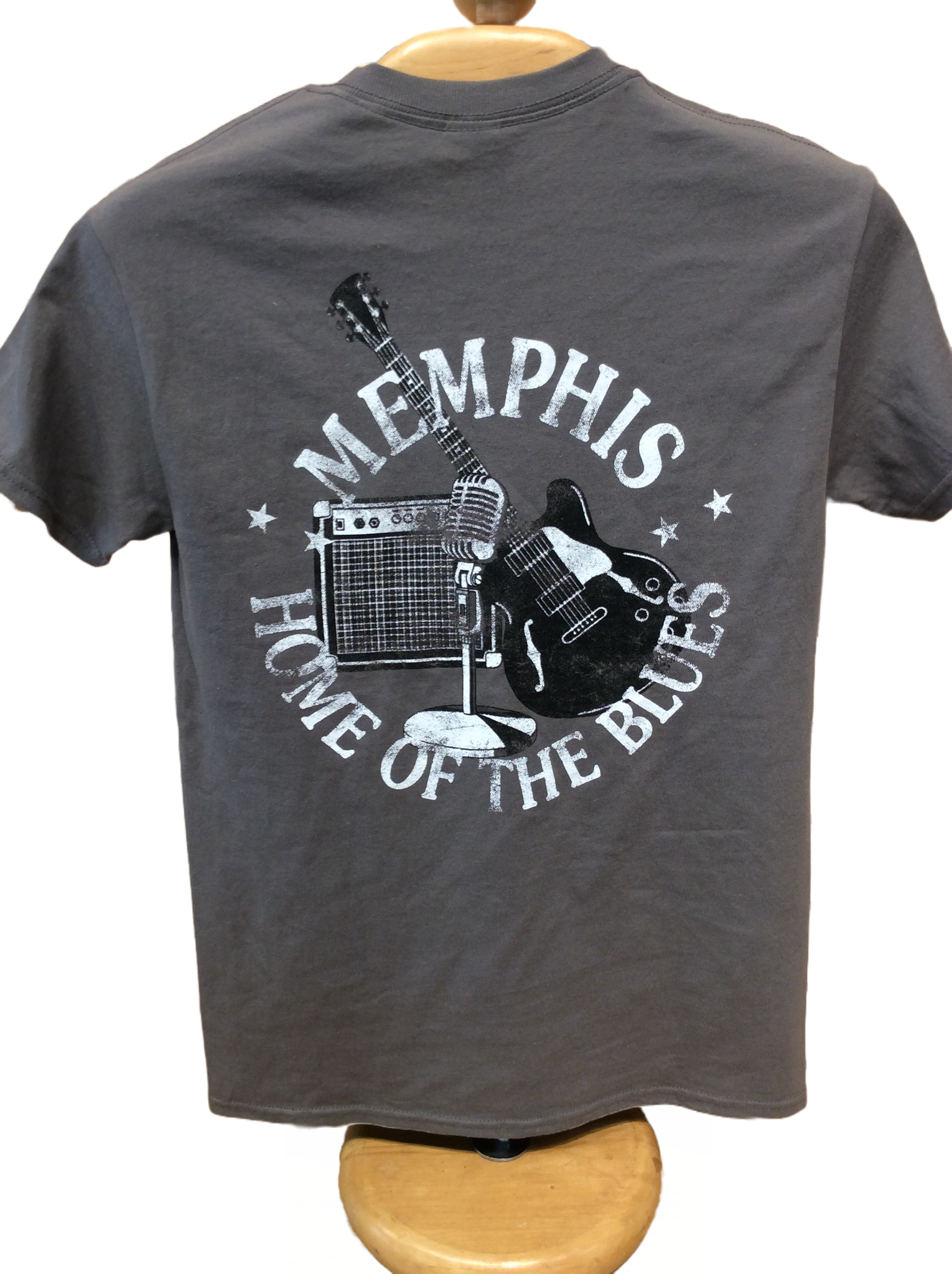 T-Shirt Memphis Amp,Mic. And Guitar