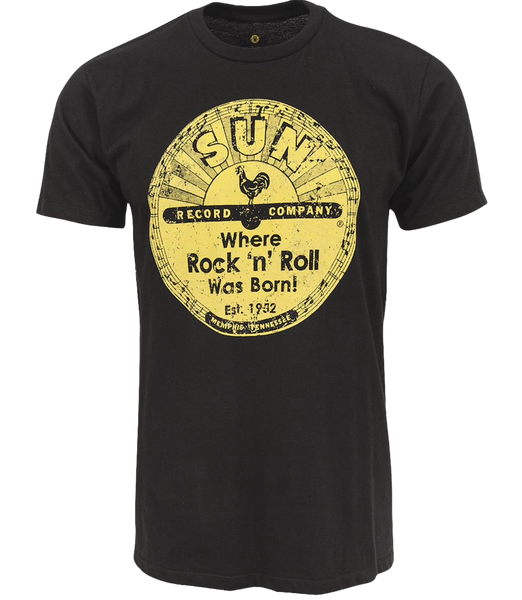 T-Shirt Sun Records Distressed Logo - Boulevard Souvenirs