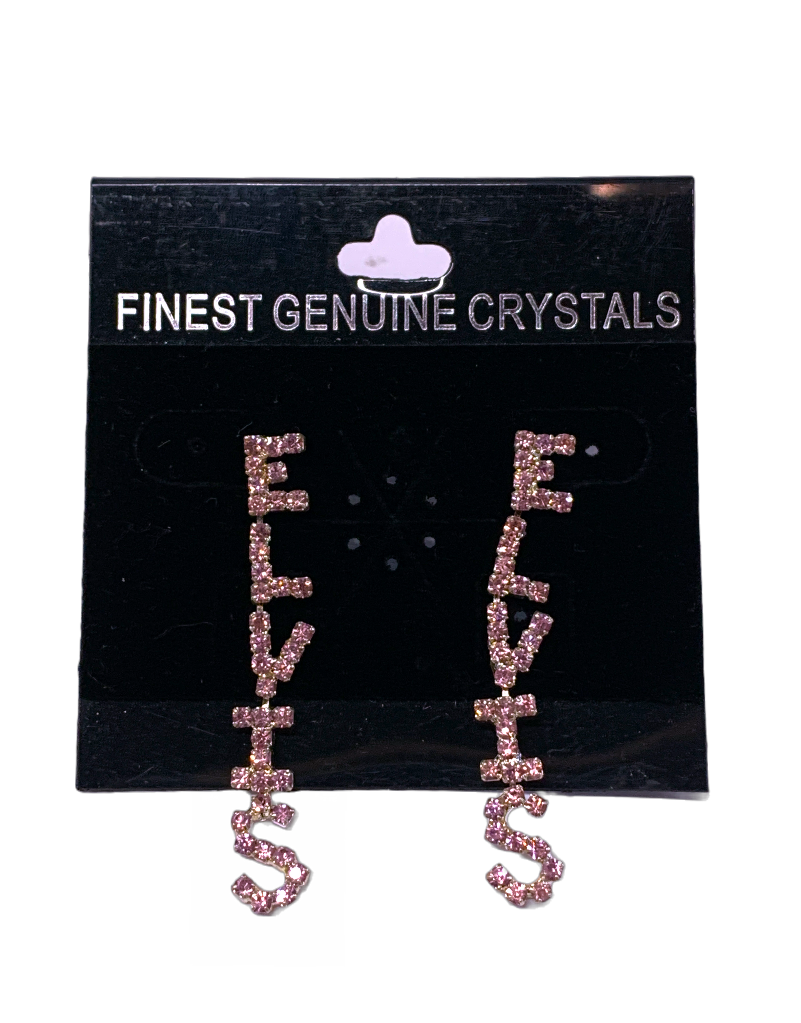 Earrings Elvis Light Pink Small Letters