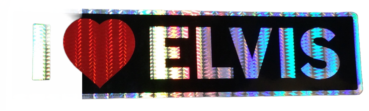 Bumper Sticker I ❤️ELVIS – Boulevard Souvenirs