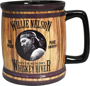 Mug Willie Nelson - Whiskey River Barrel