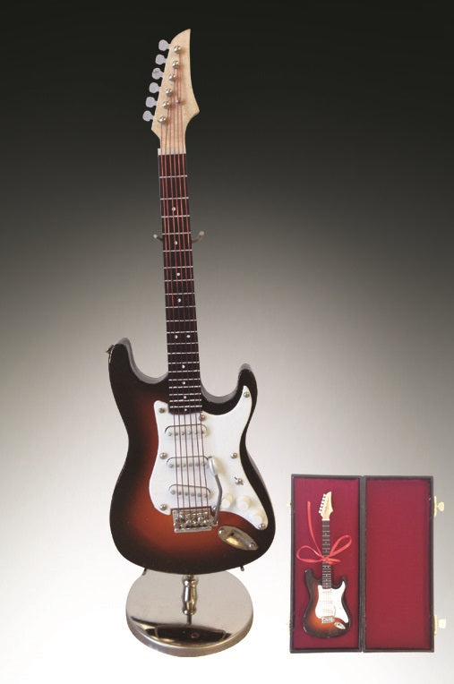 Guitar 7” Brown Elec. W/Case