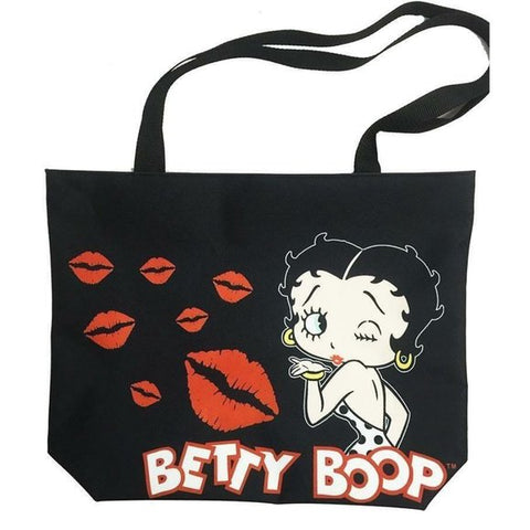 Tote Bag Betty Boop - Black & Red Kisses