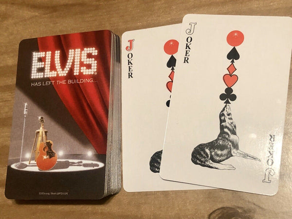 Playing Cards Elvis Presley Has Left The Building - Boulevard Souvenirs