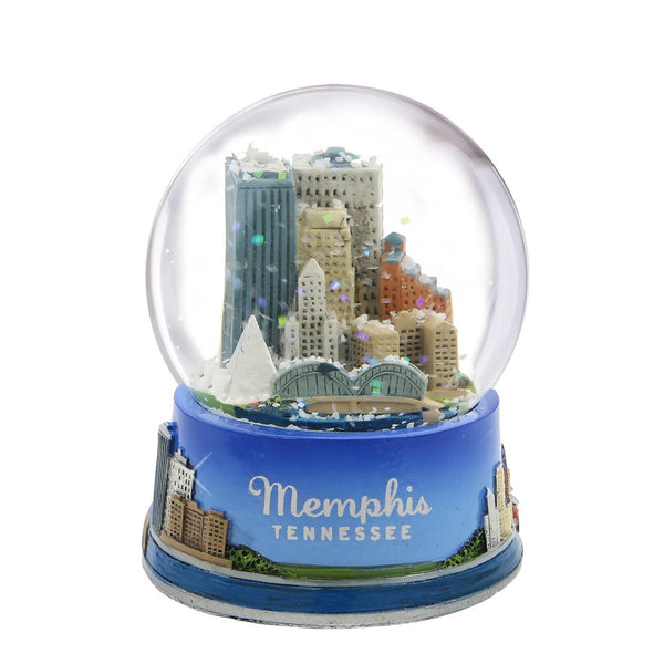 Snowglobe Memphis Skyline (Medium) - Boulevard Souvenirs